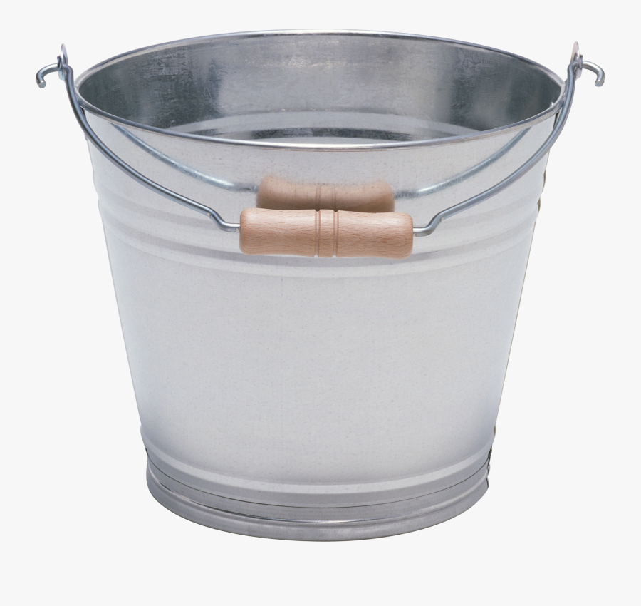 Steel Bucket Png Image - Transparent Background Bucket Transparent, Transparent Clipart