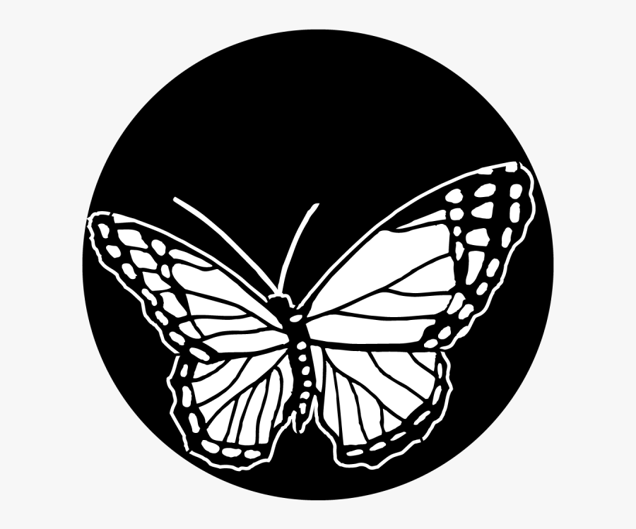 Transparent Butterfly Net Png - Butterfly Gobo, Transparent Clipart