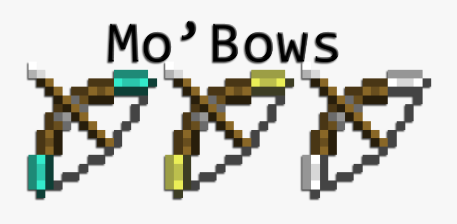 Diamond Clipart Drawn - Minecraft Bow, Transparent Clipart