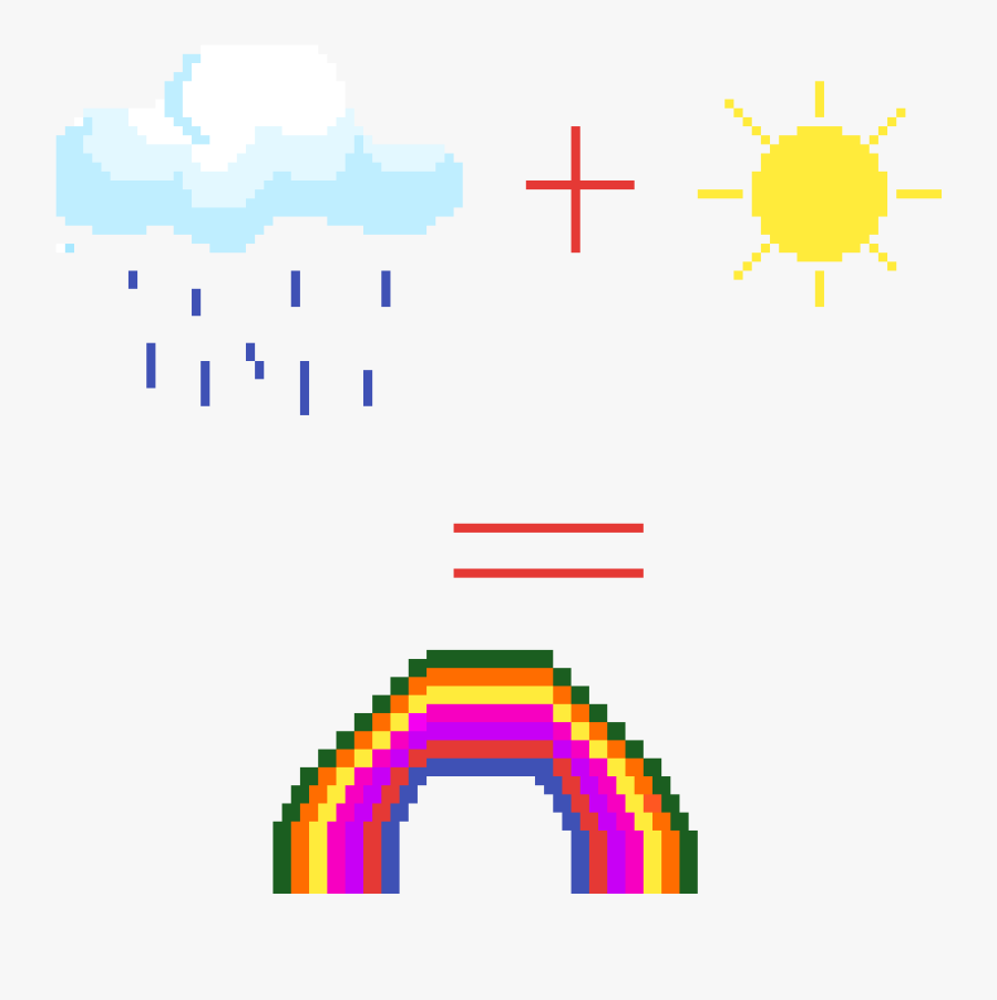 Rain Sun= Rainbow Clipart , Png Download, Transparent Clipart
