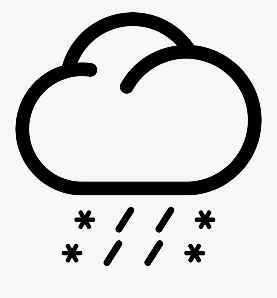 Rain And Snow Mixed, Transparent Clipart