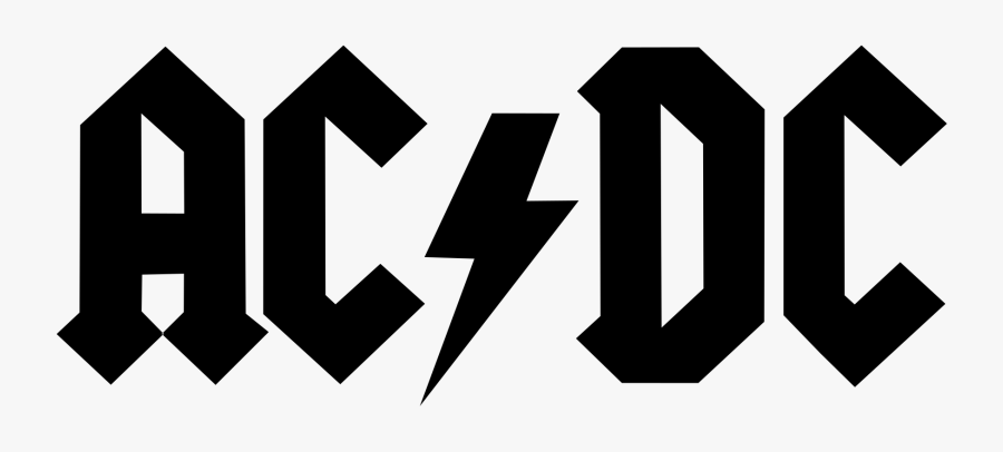 Clip Art Ac Dc Symbol - Logo De Ac Dc, Transparent Clipart