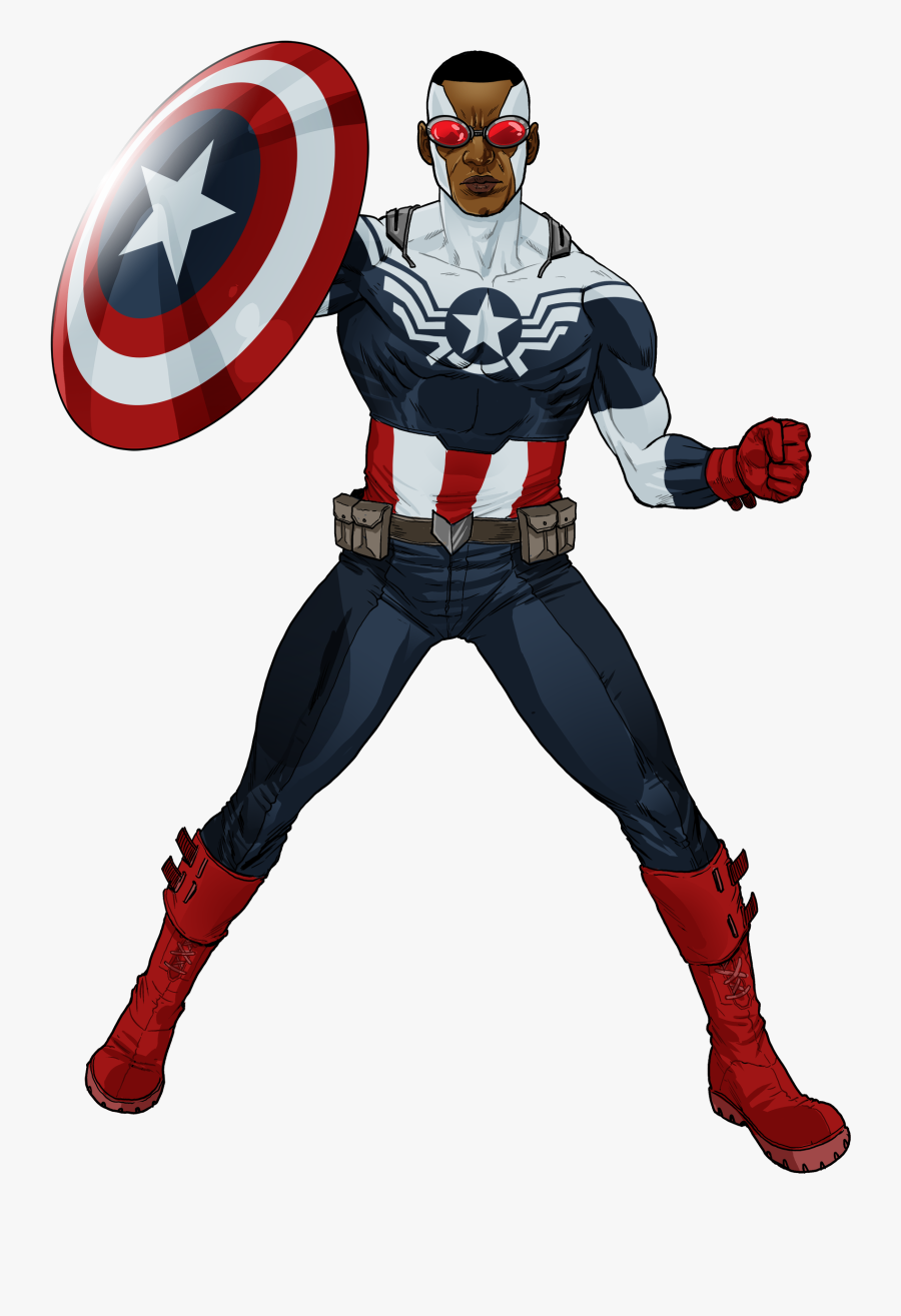Captain America Clipart Dc Character - Captain America Us Black, Transparent Clipart