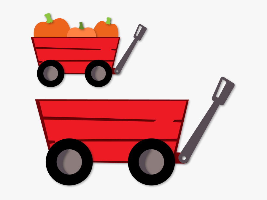 Pumpkins Clipart Wagon - Wagon With Pumpkins Clipart, Transparent Clipart