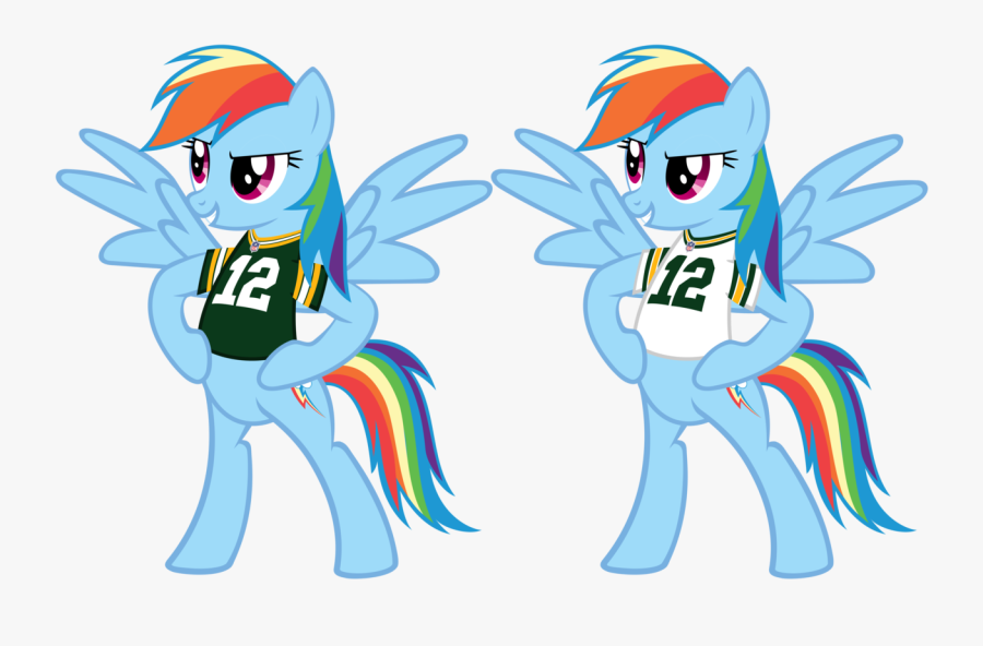 Aaron Rodgers American Football Artist Cheezedoodle - My Little Pony Packers, Transparent Clipart