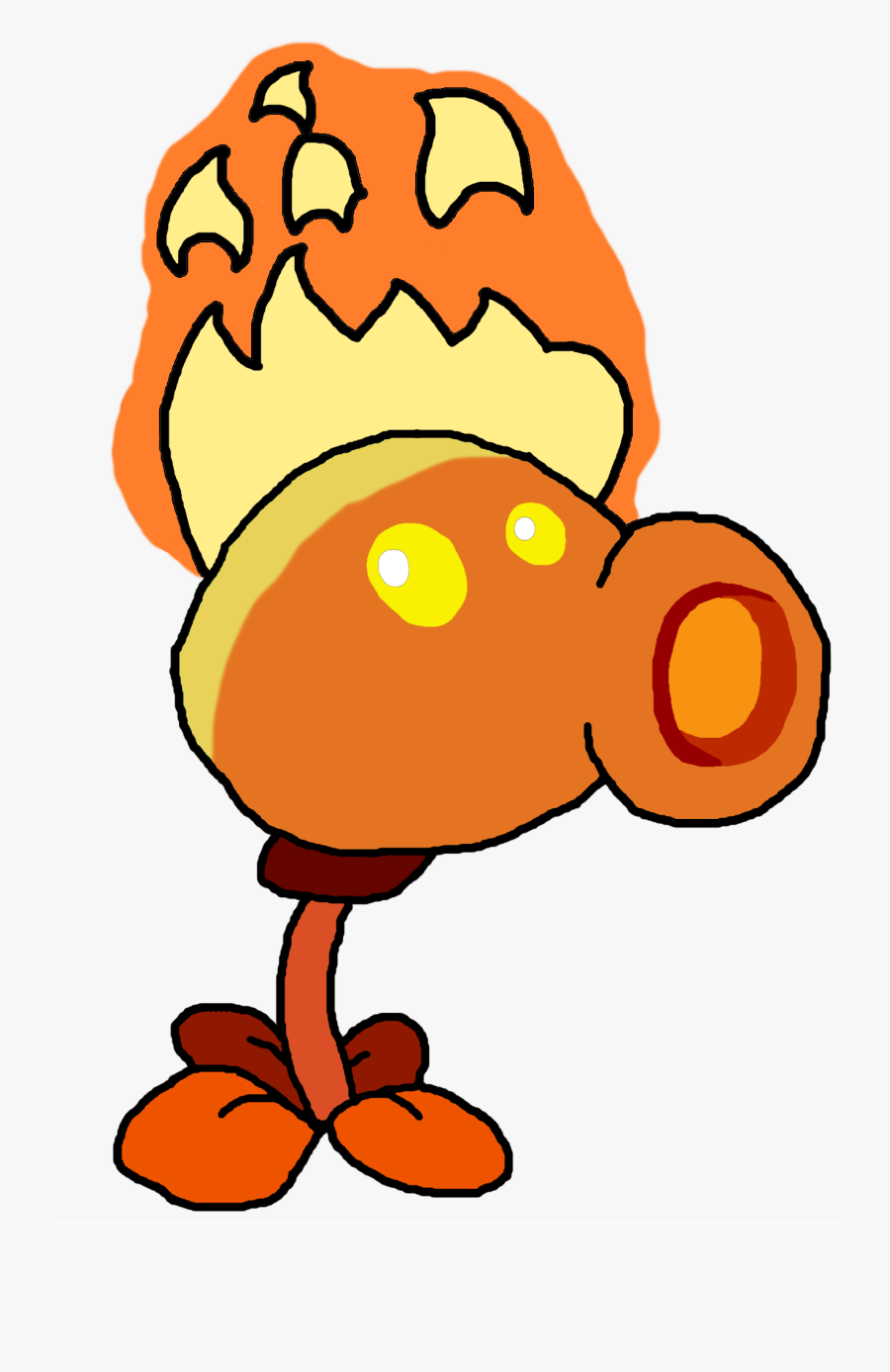 Transparent Tomato Plants Clipart - Peashooter Plants Versus Zombies, Transparent Clipart