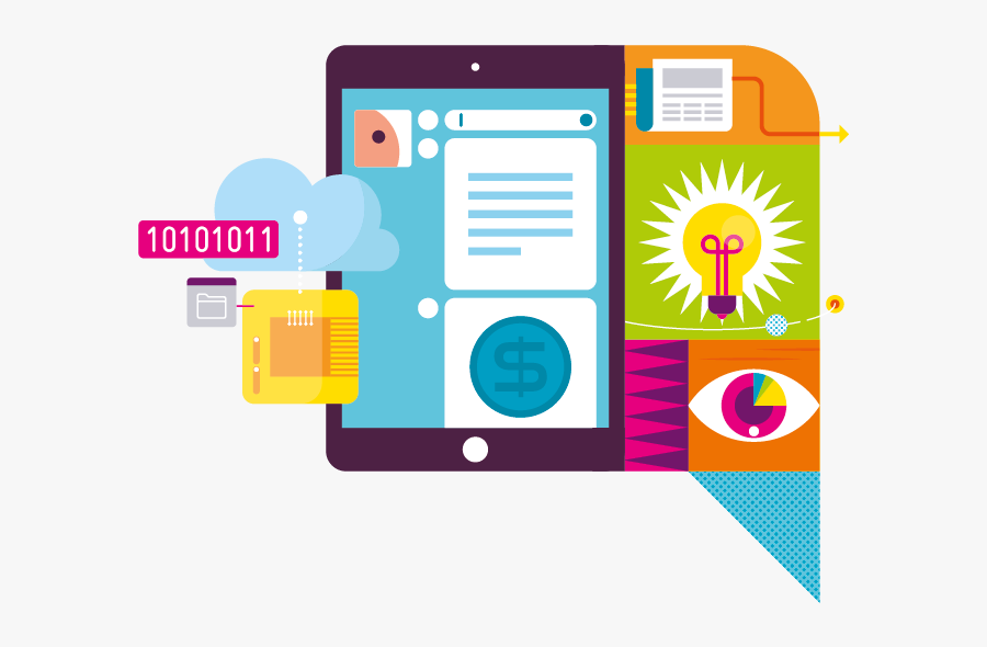 Stage 1 Speech Bubble Tech - Graphic Design, Transparent Clipart