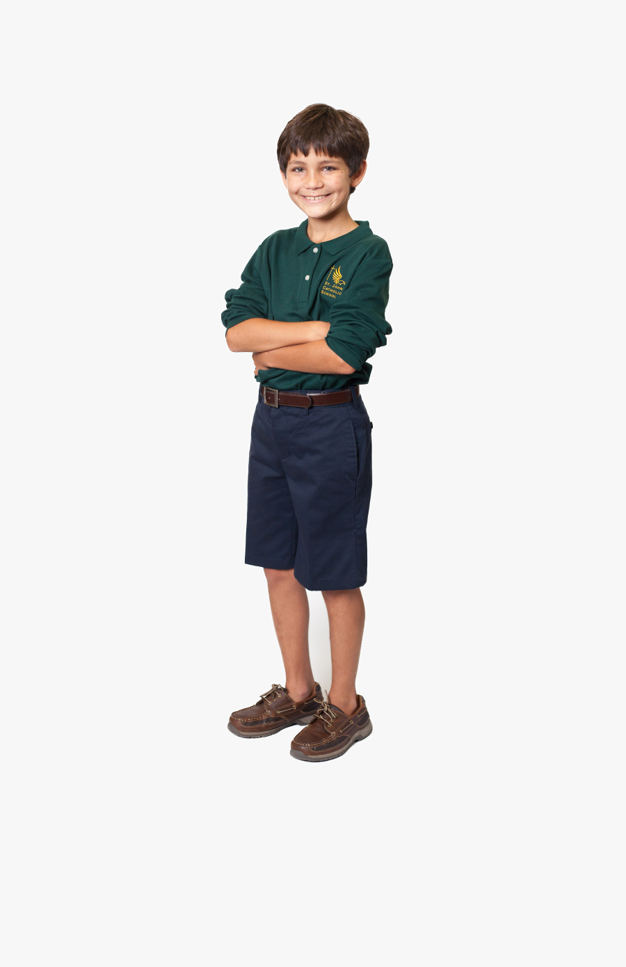 Uniform Dress Code - Standing Boy At School, Transparent Clipart