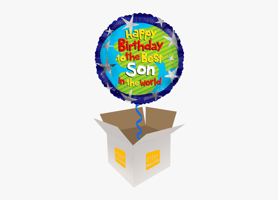Happy Birthday To The Best Son In The World - My Best Son Birthday, Transparent Clipart