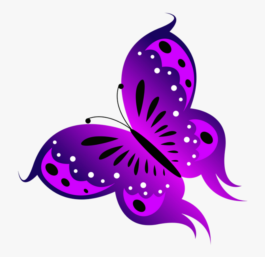 Brush-footed Butterfly Clipart , Png Download - Бабочки Красивые На Прозрачном Фоне, Transparent Clipart