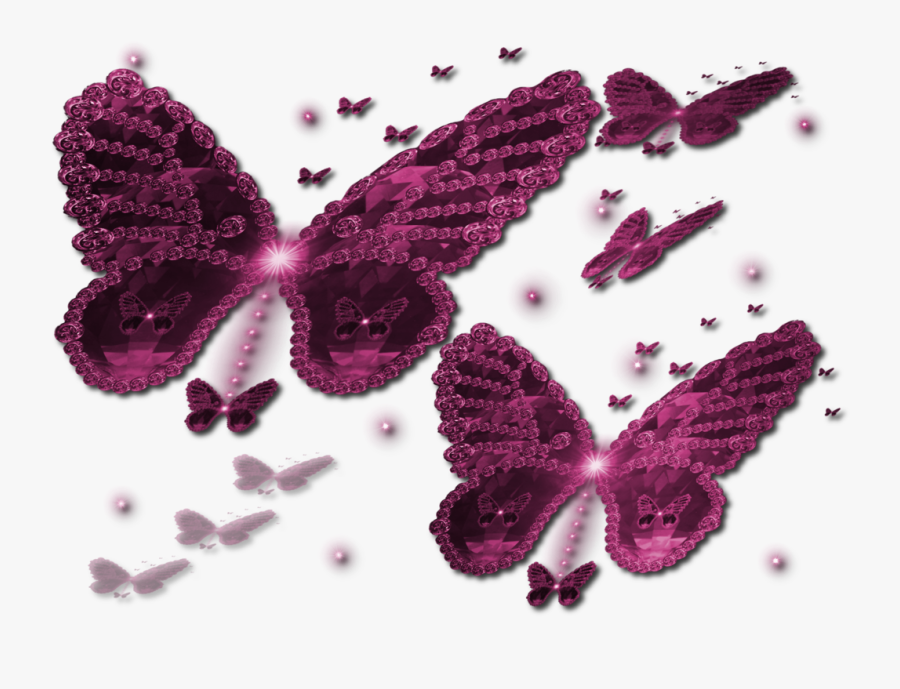Borboleta Cor De Rosa Camiseta - Papilio, Transparent Clipart