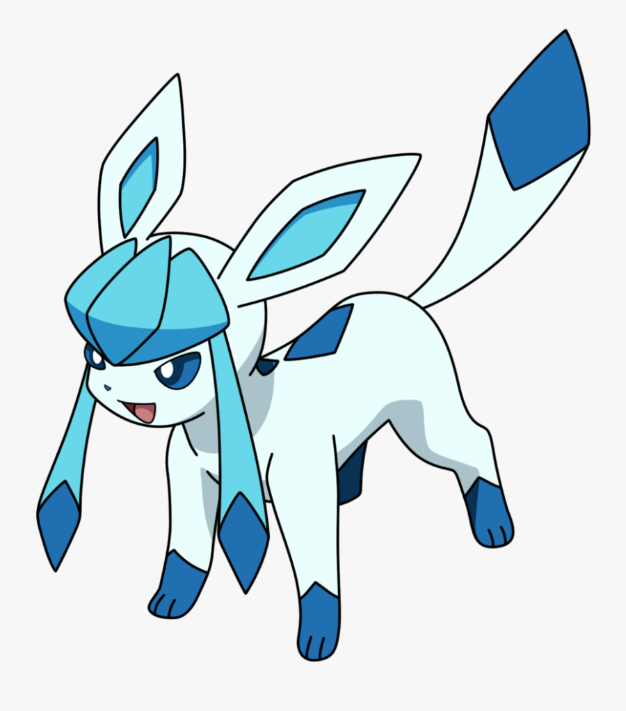 Glaceon Pokemon, Transparent Clipart