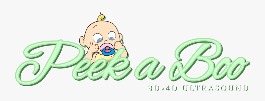 Peekaboologo Web - Peek A Boo Ultrasound Logo, Transparent Clipart