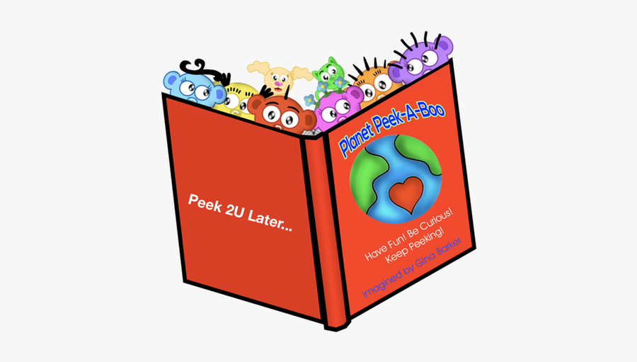 Planet Out Of Book Peeking Out - Graphic Design, Transparent Clipart