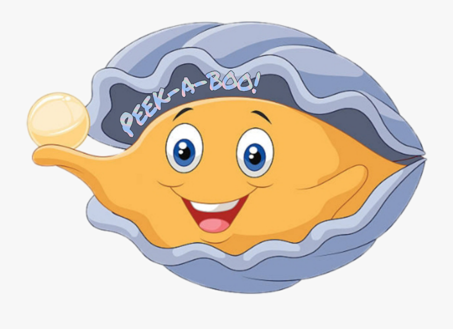#colormehappy #oyster #pearl #pearlinoyster
#peekaboo - Cartoon Oyster With Pearl, Transparent Clipart
