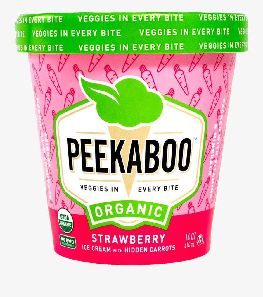 Peekaboo Organic Ice Cream, Transparent Clipart