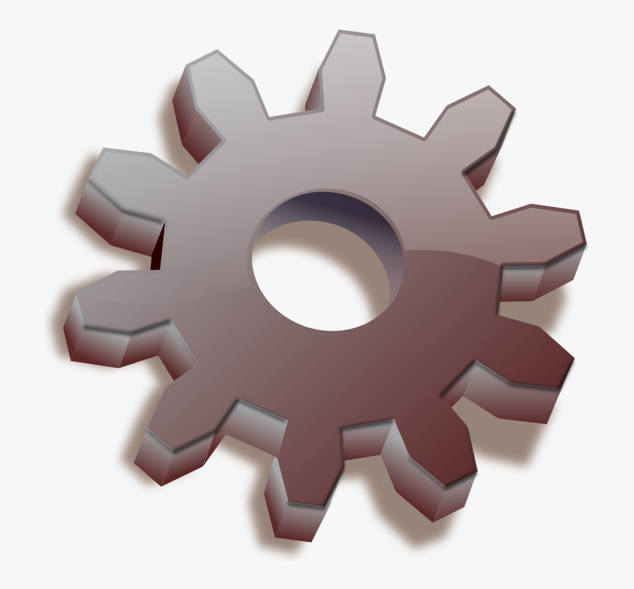 Free Clipground Posts By - Gear On Trannsparent Background, Transparent Clipart