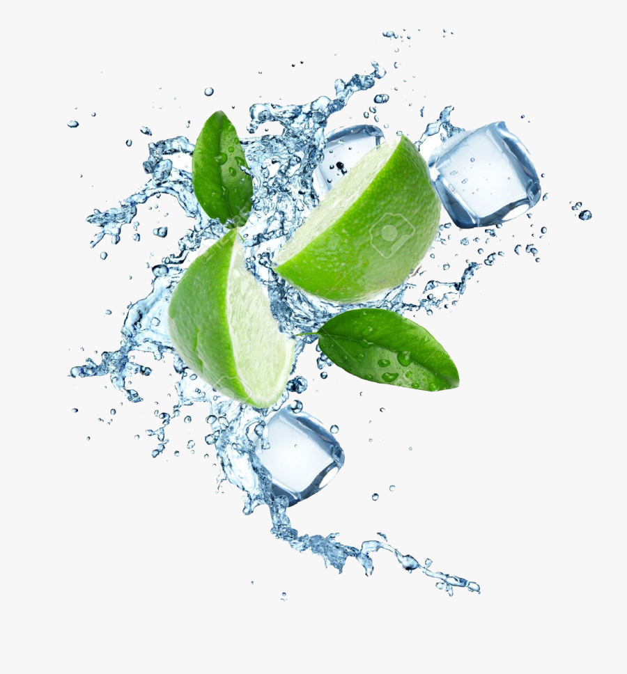Lime Splash Png Photos - Strawberry Water Splash, Transparent Clipart