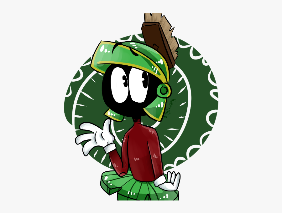 Marvin The Martian Looney Tunes Drawing - Cartoon, Transparent Clipart