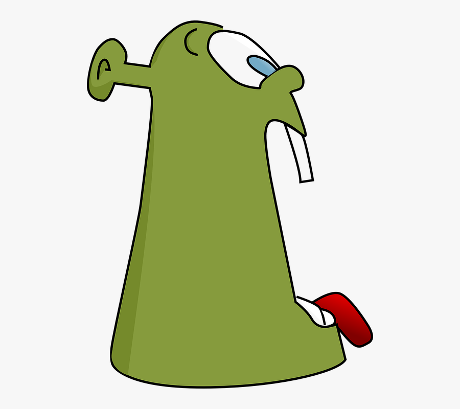 Alien, Martian, Green, Monster, Mouth, Shrek, Troll - Shrek As A Superman, Transparent Clipart