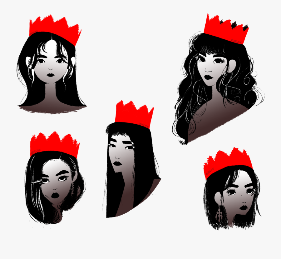 Red Velvet Peek A Boo Png, Transparent Clipart