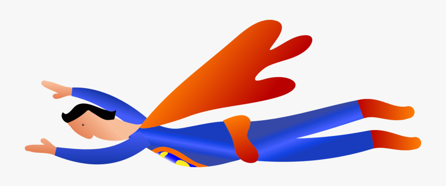 Thumb Wing Vertebrate Superman Terbang Vektor Png Free