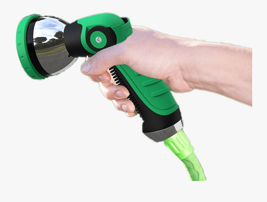 Man Using Garden Hose - Hose Nozzle Transparent Background, Transparent Clipart