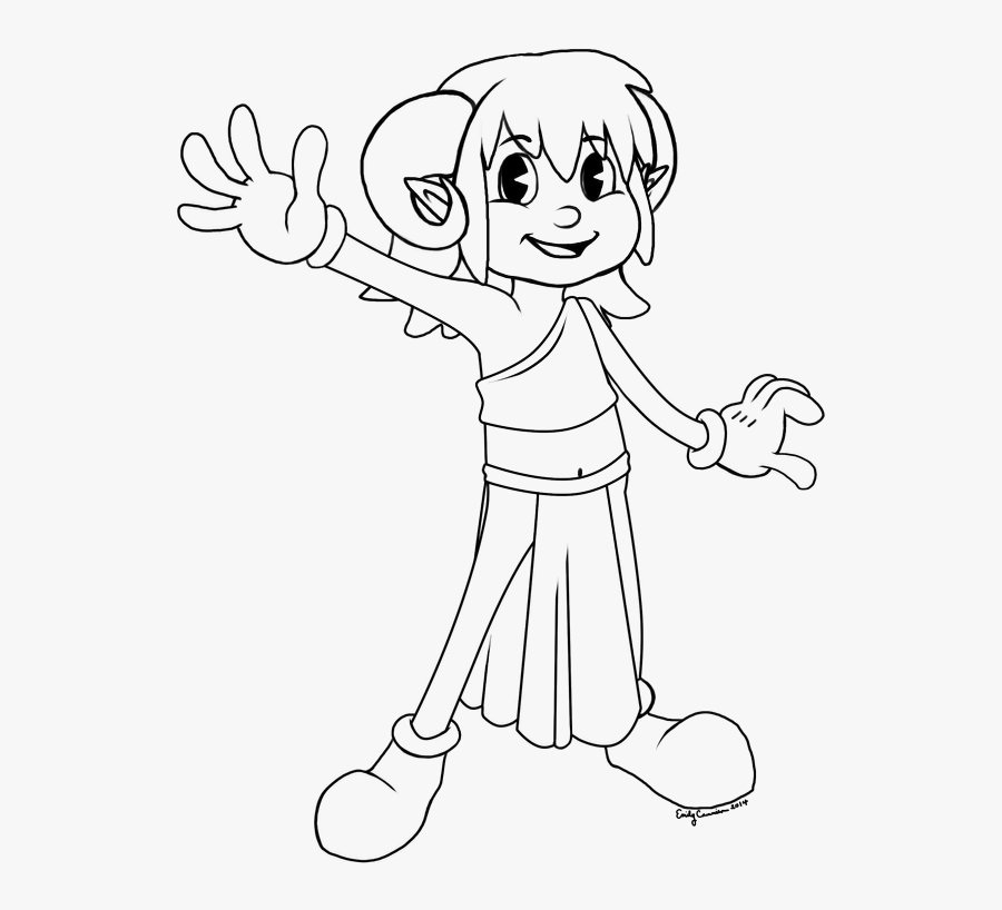 Hose Lineart Black And White - Line Art, Transparent Clipart