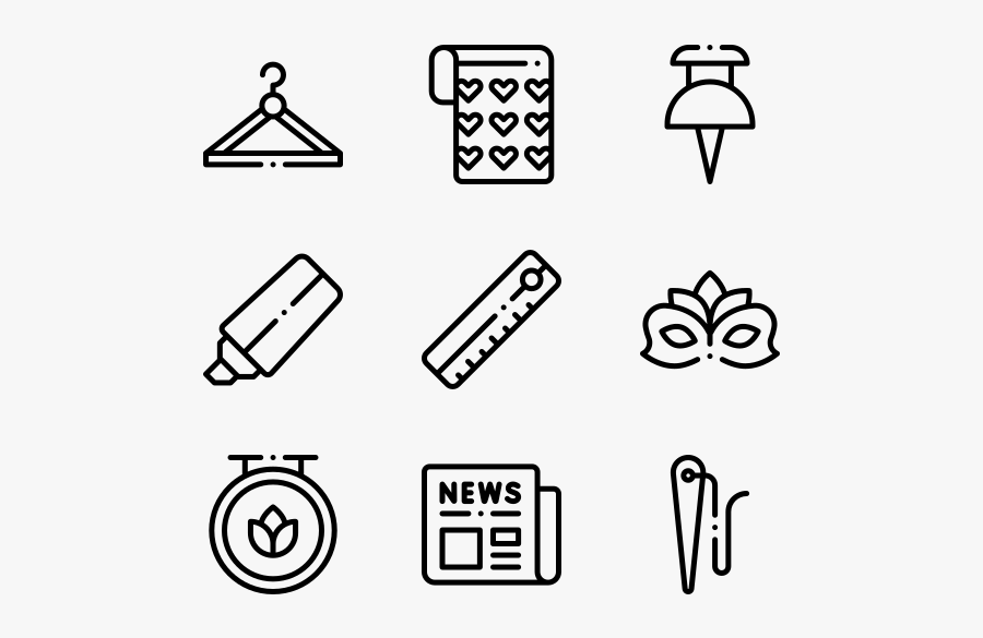 Handicrafts - Makeup Icon Png, Transparent Clipart