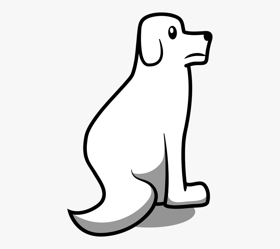 Dog, On Guard, Suspicious, Sad, Animal, Pet, White, Transparent Clipart