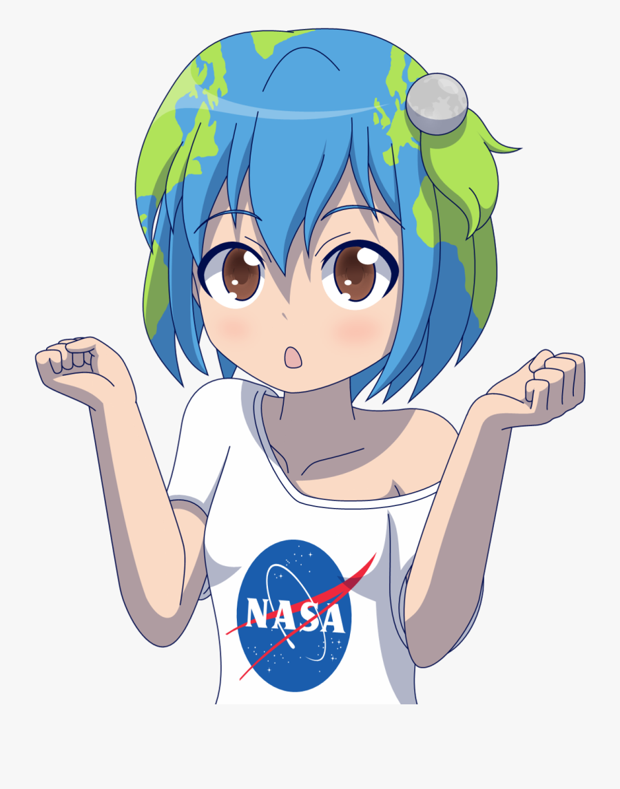 Earth Chan Loli, Transparent Clipart