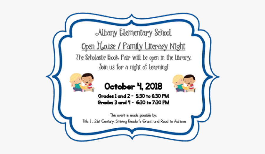 Adventure Clipart Family Literacy Night - Cartoon, Transparent Clipart