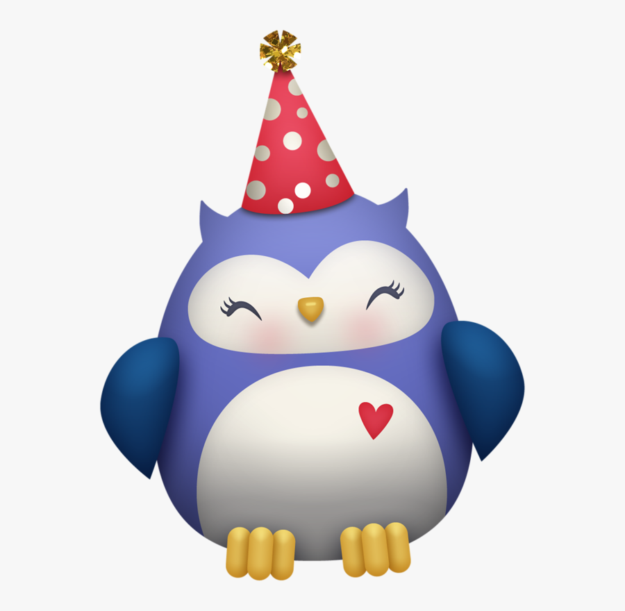 Transparent Happy Birthday Owl Clipart - Birthday Owl Clipart, Transparent Clipart