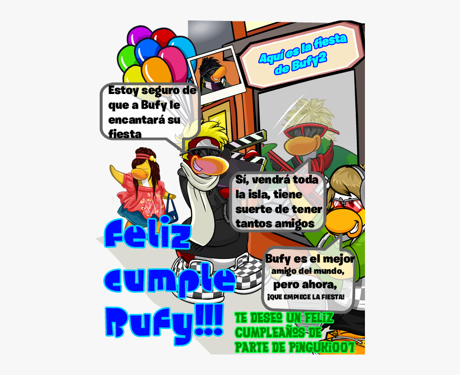 Regalo De Cumpleaños De Pinguki - Cartoon, Transparent Clipart
