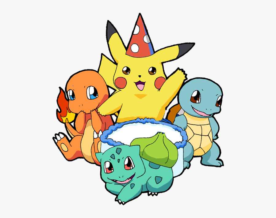 Happy Birthday Pokemon Png, Transparent Clipart