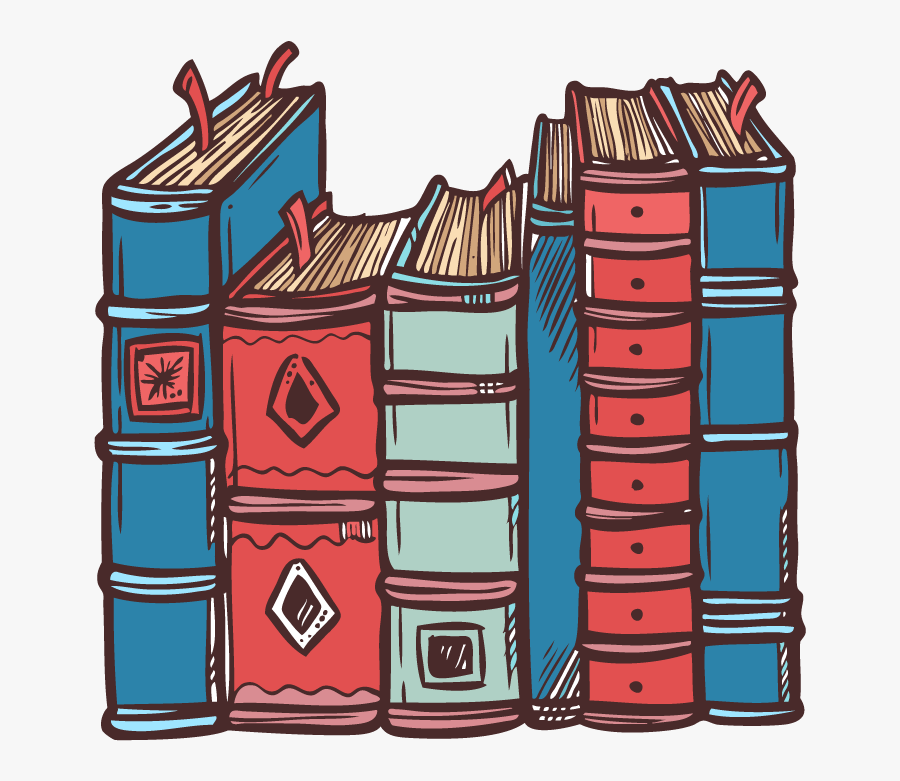 Service 5-06 - Book Spines Clipart, Transparent Clipart