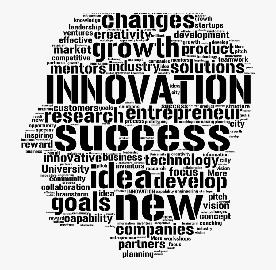Innovation Black And White Png, Transparent Clipart