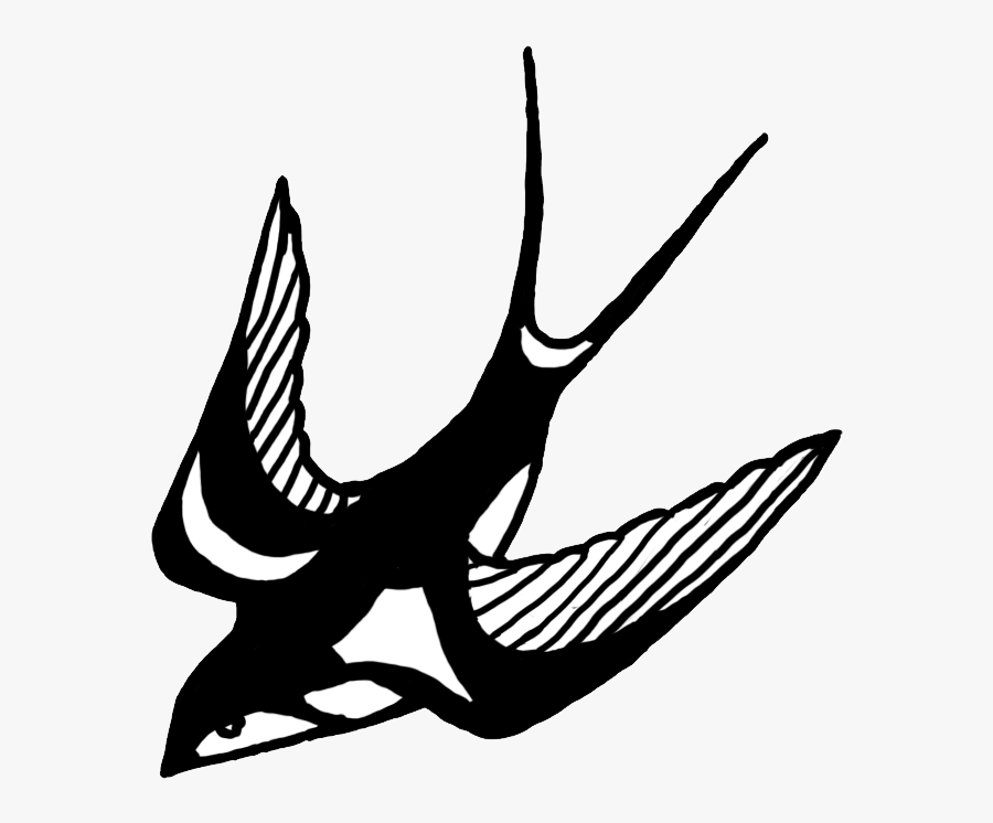 Swallow Png - Swallow Bird Tattoo Png, Transparent Clipart