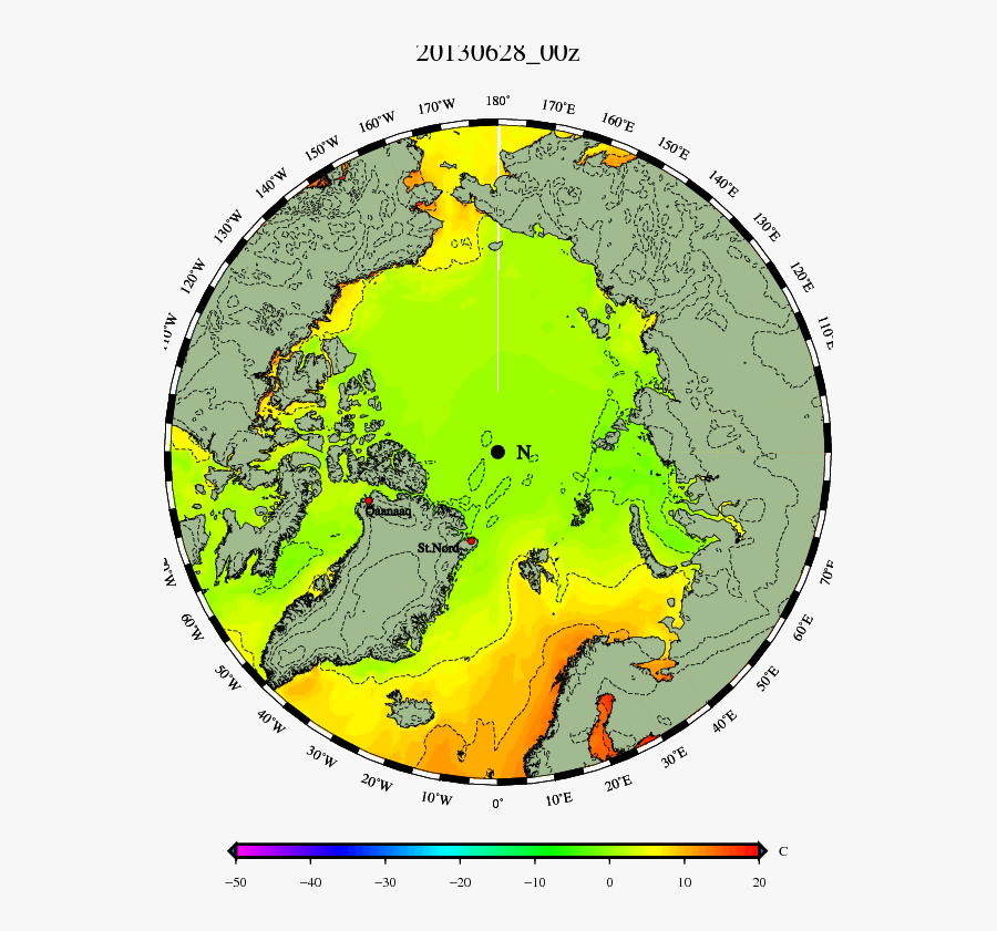 Svg Transparent 2011 Heat Wave Breaks Record Clipart - Arctic Ocean, Transparent Clipart