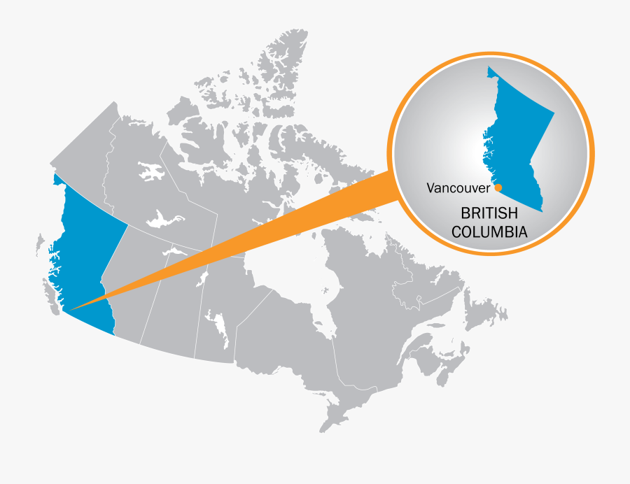 Map Of Canada, Transparent Clipart