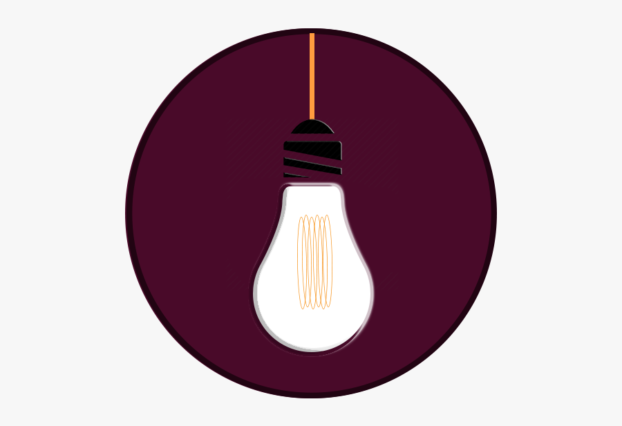 Kinetix Light Bulb - Illustration, Transparent Clipart