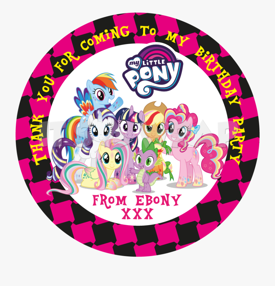 Little Pony Birthday Card, Transparent Clipart