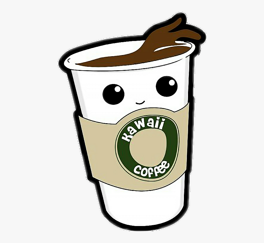 Coffee Kawaii, Transparent Clipart