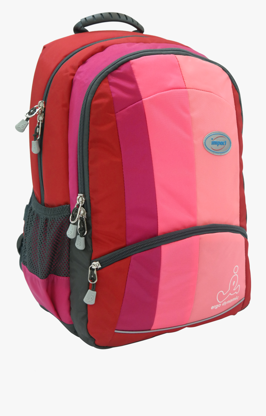 Impact Ergonomic Backpack Ipeg-130 Pink - School Bags Transparent, Transparent Clipart