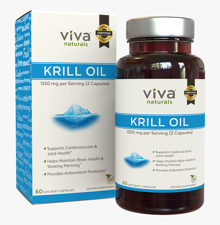 Transparent Krill Png - Viva Naturals Krill Oil, Transparent Clipart
