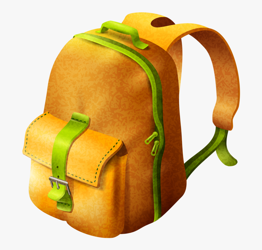 Transparent School Bag Clipart - School Bags Clipart, Transparent Clipart