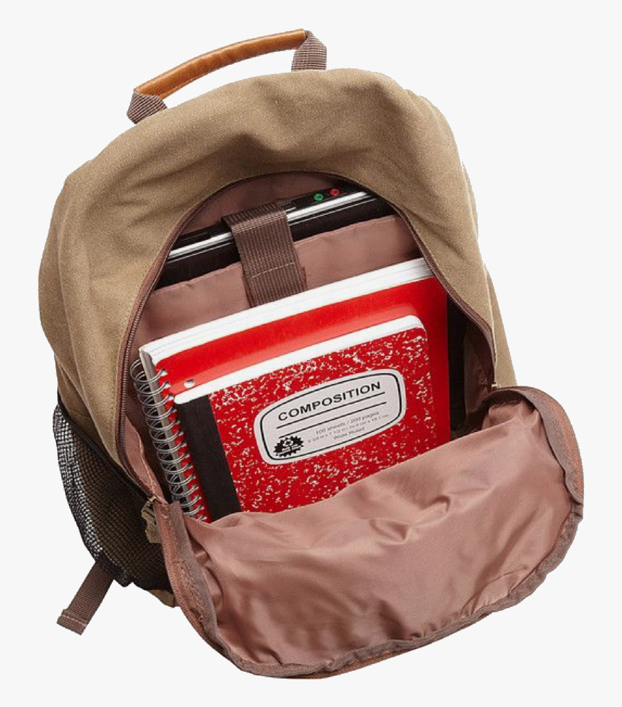 Transparent School Bag Clipart - Peter Parker Gender Bent, Transparent Clipart