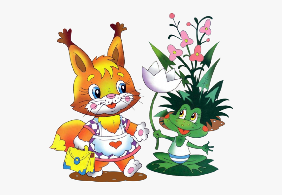 Animal Image With School Bag - Раскраски Для Детей, Transparent Clipart