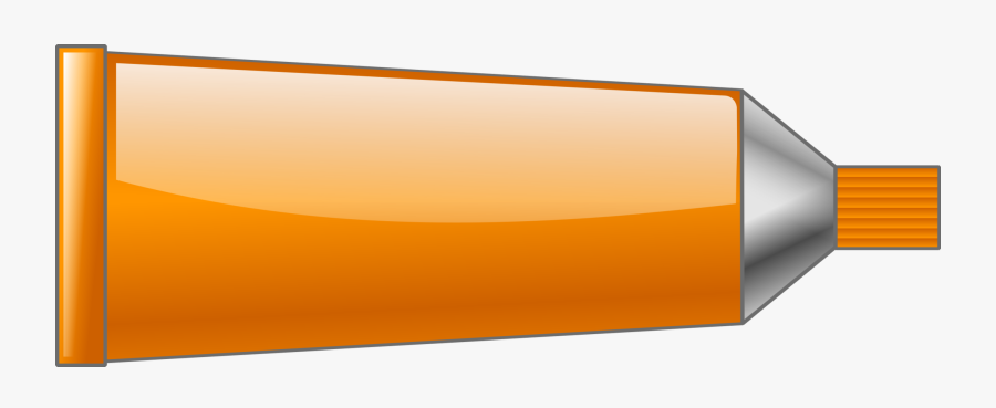Tube, Dye, Paint, Tint, Painting, Color, Orange - Tube Clipart, Transparent Clipart
