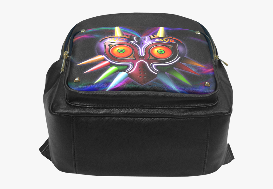 Zelda Majora Mask Print Leisure School Bag Multi-functional - Majora's Mask, Transparent Clipart